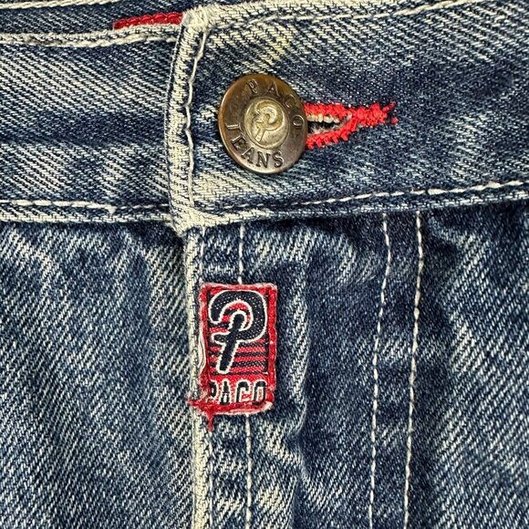 Paco Sport Mens Denim Shorts Size 50 Classic Style Made In Pakistan - Picture 5 of 8